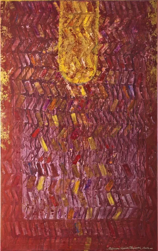 97.Małgorzata Dajewska, "Kurkuma i chili", 100cm/160cm,malarstwo, 7200PLN